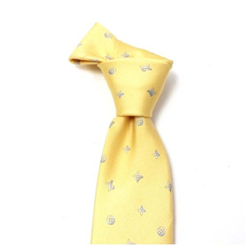 Louis Vuitton Silk Necktie Monogram LOUIS VUITTON Men's Slim Fit - Picture 7 of 8